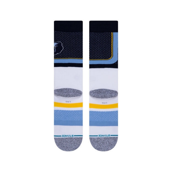NWT Stance x NBA Memphis GRIZZLIES SHORTCUT 2 Crew Socks Size L 9-13 - Picture 3 of 12
